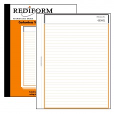 REDIFORM FEINT RULED BOOK - LARGE - 3 PLY